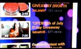 CONGRATS! 2 WINNERS, 4TH OF JULY B'DAY GIVEAWAY (2011)