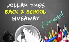 DOLLAR TREE BACK 2 SCHOOL GIVEAWAY | 6 WINNERS!! | PrettyThingsRock