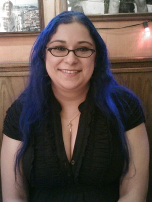 My blue hair. I love this color.