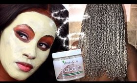 How we keep our Skin & Hair Slayed! Herb n' Clay Detox CLAY POWDER | Shlinda1