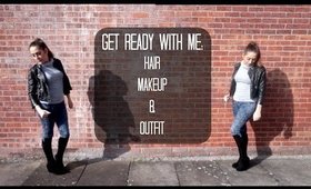 Get Ready With Me - Hair, Makeup & Outfit | Laura Black