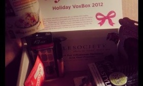 Influenster Holiday Vox Box 2012