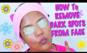 How to Remove Dark Spots From Your Face Naturally | SuperPrincessjo