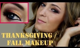 Fall / Thanksgiving Makeup Tutorial: Spicy Cranberry / Осенний макияж