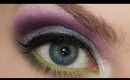 Flower Inspired Summer Makeup Series - Irises: Purple cut crease & colored waterline tutorial