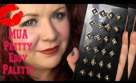 MUA Pretty Edgy Palette - First thoughts and swatches