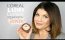 NEW L'Oreal True Match Lumi Cushion Foundation | Review | @girlythingsby_e