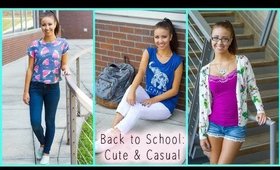 BACK TO SCHOOL OUTFITS | Cute & Casual lookbook for school!