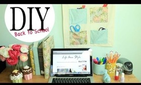 DIY Wall Organizer & Desk Accessories {Back to School Ideas}