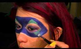 Masquerade Mask Makeup Tutorial (Blue, Green, Purple)