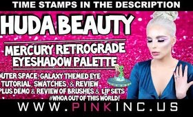 Huda Beauty Mercury Retrograde Eyeshadow Palette | Tutorial, Swatches, & Review WHOA! | Tanya Feifel