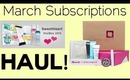 March Subscriptions: Birchbox/Influenster (& Birchbox Shop Haul!)