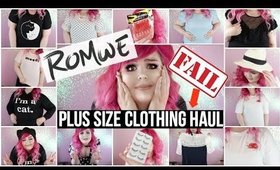 Romwe Plus Size Clothing Haul | FAIL?