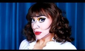 Art Pop Rocky Horror Picture Show Halloween Makeup Tutorial Drag Queen Janet - mathias4makeup