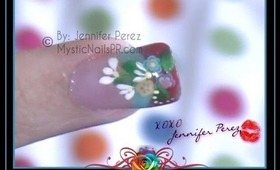 Fimo Flower Nail Art Design :::... Jennifer Perez of Mystic Nails ☆