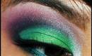 Glitter Green Sugarpill! makeup tutorial
