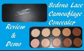 Sedona Lace Camouflage Concealer Palette Review and Demo