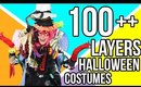100 LAYERS OF HALLOWEEN COSTUMES