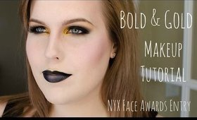 Bold & Gold Makeup Tutorial: NYX Face Awards Entry