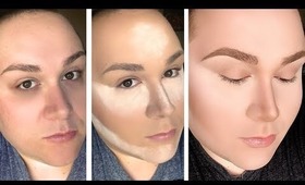 Heavy Glam Foundation Routine (Highlight + Contour)