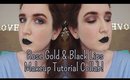 Rose Gold & Black Lips Collab w/ Marina!