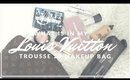 What's in my Louis Vuitton Trousse 28 makeup bag 2017 | vaniitydoll