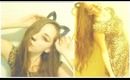 Running Late? Easy, Fast, Cheap CAT Halloween Makeup & Costume