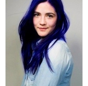 I'm absolutely in love with this in indigo blue. I'm going to get a shadowbox of it as soon as I get enough money to go to the salon. Me and my friend are both dying our hair the same color, except hers will be more of a dip-dye type thing, and mine will be a shadowbox. 