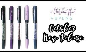 Oct VBPen New Release // villabeauTIFFul