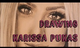 PORTRAIT DRAWING OF Karissa Pukas !!!