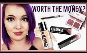 TESTING $300 WORTH OF IL MAKIAGE MAKEUP | LUXURY BRAND