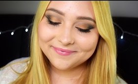 Bronze & Navy-ish  Makeup Look