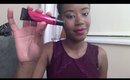 how to style bright lipstick ( for daytime ) motd  plus guest appearance from my puppy !!