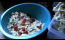 Zesty bow ties pasta salad for your summer cookouts or a great side dish for the 4th of July!