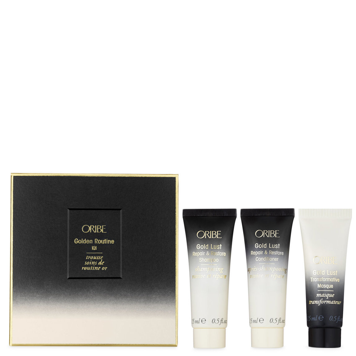 Free deluxe mini Golden Routine kit with qualifying Oribe purchase