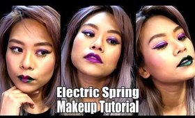 Electric Spring Tutorial - Recreating My BF's Makeup Look