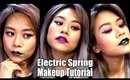 Electric Spring Tutorial - Recreating My BF's Makeup Look