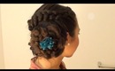 Heatless Hairstyles - The Dutch Flower S-Braid on your own hair