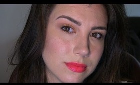 Neon Bronze Summery Makeup Tutorial Featuring OCC Stained Gloss!