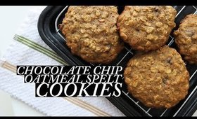 Chocolate Chip Oatmeal Spelt Cookies