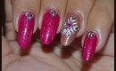 Easy Christmas Nails : Diamond Shine Snowflake