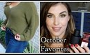 October Favorites: Beauty & Fall Fashion | Bailey B.