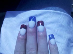 I was feeling in the spirit of independence day =)
