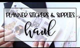 Planner Sticker + Supplies Haul