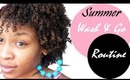 Hair| Summer Wash & Go Routine + Benefits of Argan Oil