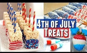 Quick and Easy DIY Fourth of July TREATS, Easy Patriotic Treats for 4th of July Party