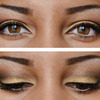 Soft Gold Fall Eye Makeup Look