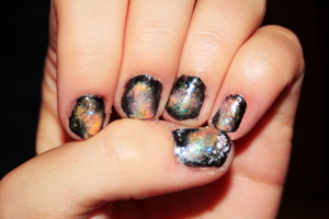 Galaxy Nails!


Last week my friend Camille came over, and we decided to try this super cool manicure, galaxy nails! It's not as hard as it seems, but I loved the finished product.

What do you guys think? (:
