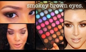 Smokey Brown Eyeshadow Tutorial + Sedona Lace Palette Review