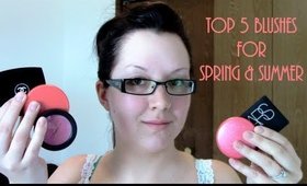 Top 5 Blushes For Spring & Summer